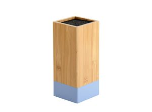 4000270580321 - Messerblock KESPER Messerhalter mit Kunststoffborsten zum variablen Platzieren der Messer blau (natur blau) B10cm H23cm Messerblöcke Messerblock aus FSC-zertifiziertem Bambus Höhe ca 23 cm 4000270580321 - Messerblock KESPER Messerhalter mit Kunststoffborsten zum variablen Platzieren der Messer blau (natur blau) B10cm H23cm Messerblöcke Messerblock aus FSC-zertifiziertem Bambus Höhe ca 23 cm