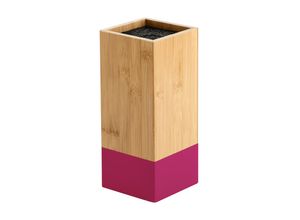 4000270580345 - Messerblock KESPER Messerhalter mit Kunststoffborsten zum variablen Platzieren der Messer lila (natur beere) B10cm H23cm Messerblöcke Messerblock aus FSC-zertifiziertem Bambus Höhe ca 23 cm 4000270580345 - Messerblock KESPER Messerhalter mit Kunststoffborsten zum variablen Platzieren der Messer lila (natur beere) B10cm H23cm Messerblöcke Messerblock aus FSC-zertifiziertem Bambus Höhe ca 23 cm