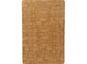 4000270581816 - Schneidebrett KESPER FOR KITCHEN & HOME Schneidebretter Gr B H L 24 cm x 3 cm x 36 cm beige (natur) Schneidebretter messerschonend