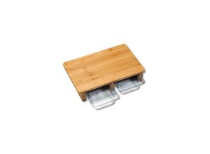 4000270913341 - Kesper Schneidebrett mit Auffangschalen Herausziehbare Kunstoffschalen zur Aufnahme des Schneidguts Maße (H x B x L) 8 x 265 x 41 cm 4000270913341 - Kesper Schneidebrett mit Auffangschalen Herausziehbare Kunstoffschalen zur Aufnahme des Schneidguts Maße (H x B x L) 8 x 265 x 41 cm