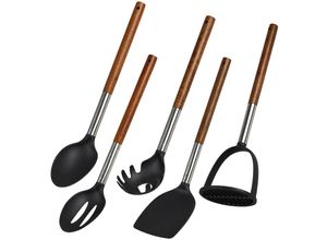 4000270942273 - Kochbesteck-Set KESPER 5-er SET Küchenhelfer beige (natur) Holzwerkstoff Metall Kunststoff Kochbesteck-Sets aus FSC-zertifiziertem Akazienholz Edelstahl Kunststoff 4000270942273 - Kochbesteck-Set KESPER 5-er SET Küchenhelfer beige (natur) Holzwerkstoff Metall Kunststoff Kochbesteck-Sets aus FSC-zertifiziertem Akazienholz Edelstahl Kunststoff
