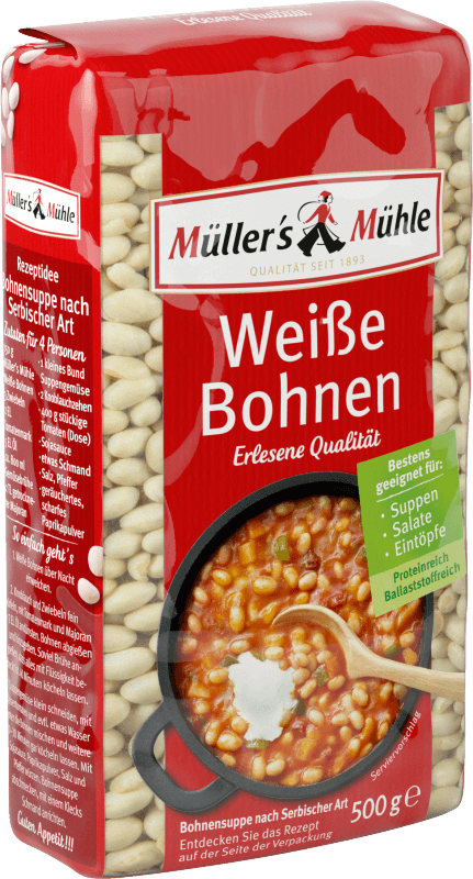 4000286217051 - Weiße Bohnen grob 500g