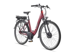 4000420284598 - City E-Bike RC845 Multitalent mit 7-Gang Shimano Nabenschaltung Weinrot