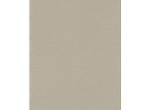 4000441555868 - Rasch Vliestapete 555868 Beige-Leinen dunkel Uni 1005 m x 053 m