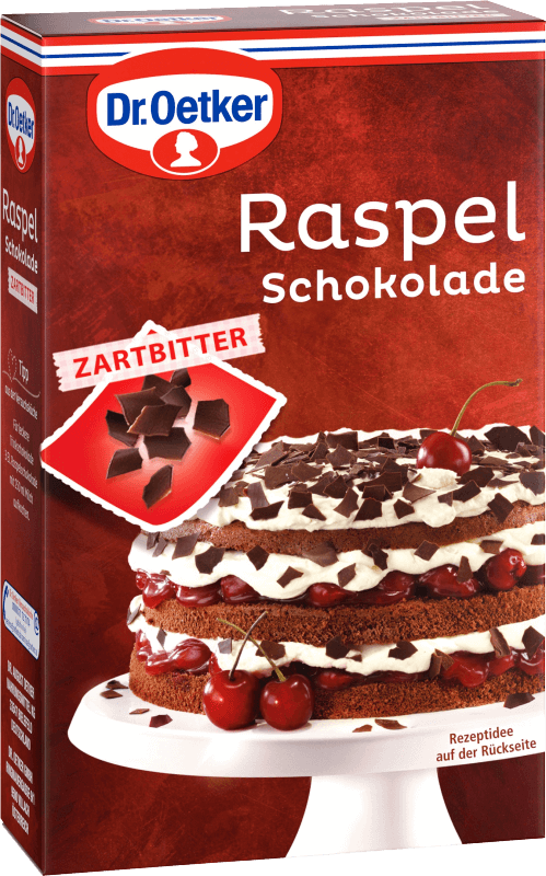 4000521006549 - Dr Oetker Raspelschokolade Zartbitter 100g