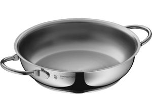 4000530543240 - Servierpfanne Profi grau (edelstahlfarben) B22cm H6cm L30cm Ø20cm Pfannen TransTherm-Allherdboden optimale Wärmespeicherung  -verteilung