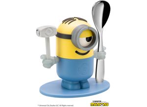 4000530708540 - Kinder-Eierbecher Minions inkl Hämmerchen & Löffel silber-kombi