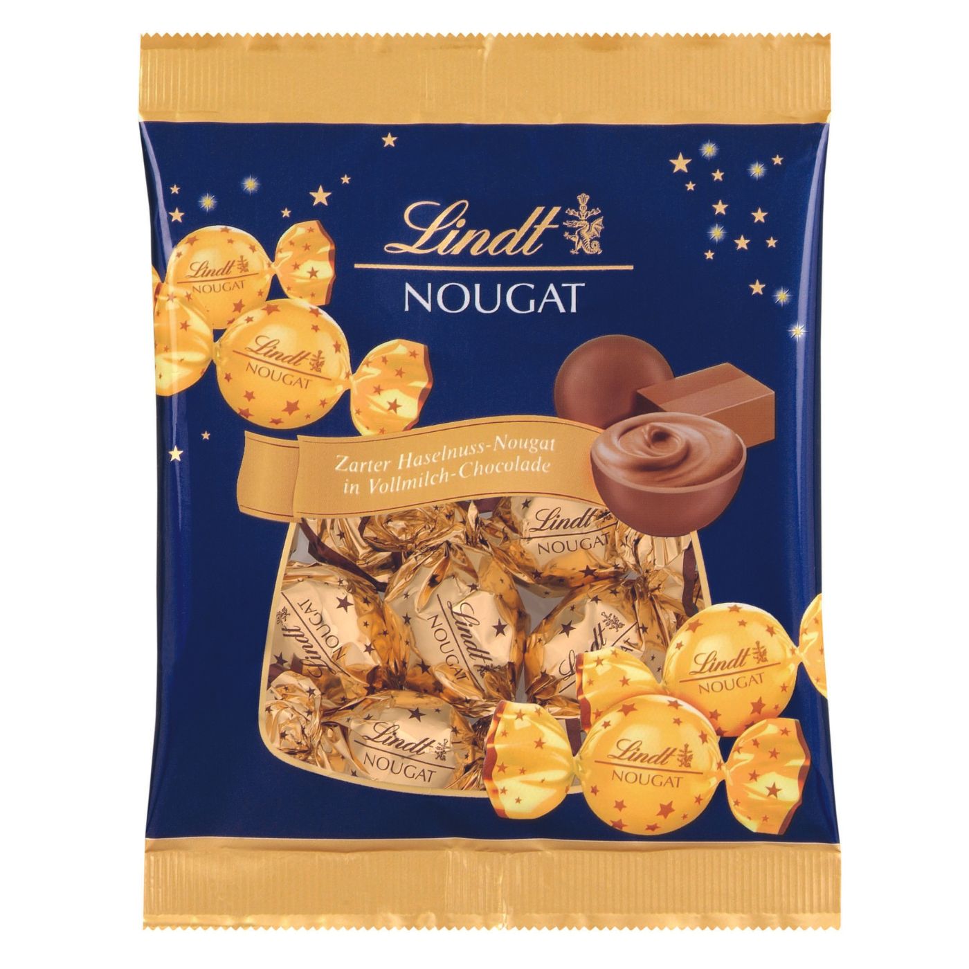 4000539702648 - Nougat Doppeldreh Schokoladenkugeln von Lindt 101g