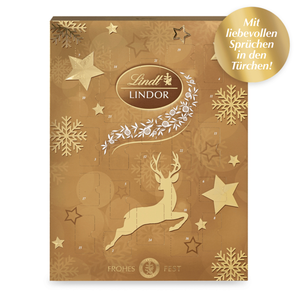 4000539772467 - Adventskalender Lindor 290g 4000539772467 290 Gramm 4000539772467 - Adventskalender Lindor 290g 4000539772467 290 Gramm
