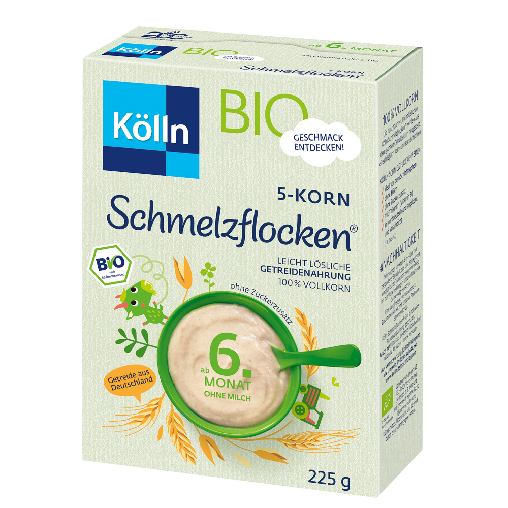 4000540002560 - Bio Schmelzflocken® 5-Korn 225 g von Kölln