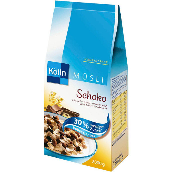 4000540003871 - Schoko 30% weniger Zucker Müsli 4000540003871 2 Kilogramm