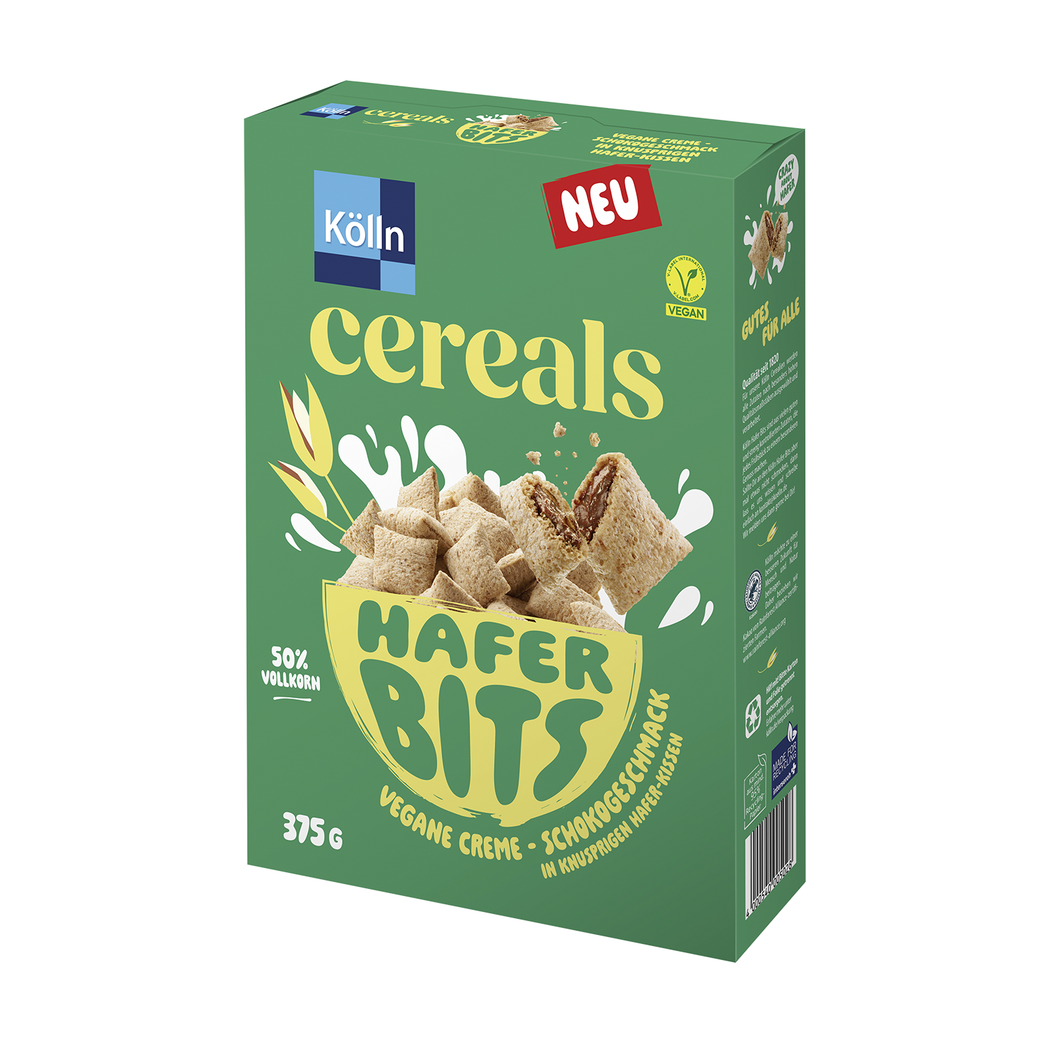 4000540005028 - Kölln Cereals Hafer BITS Schoko 375g von Kölln