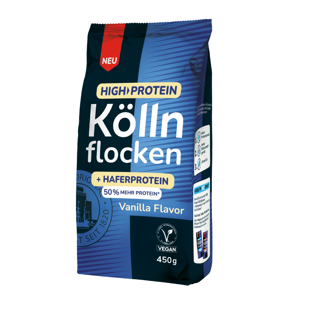 4000540010220 - Kölln High Protein Köllnflocken Vanilla Flavor 450g