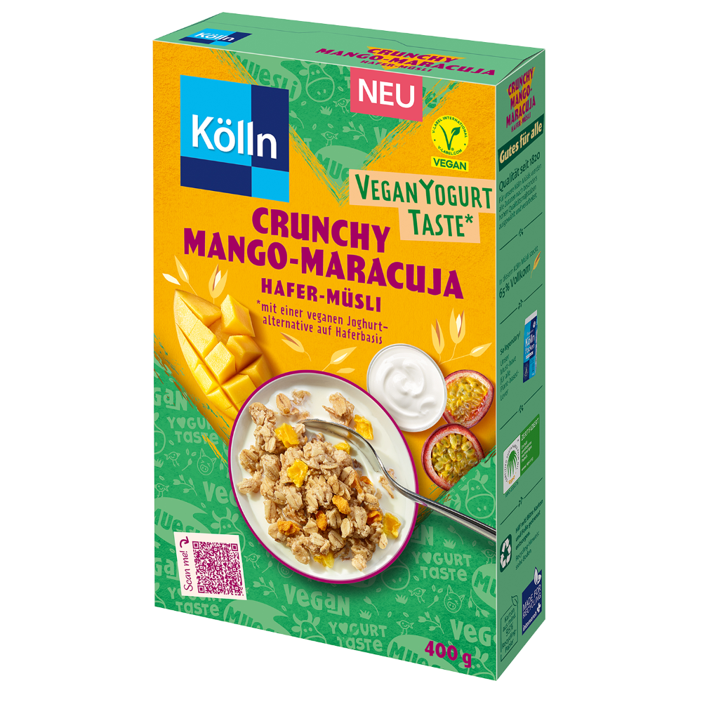 4000540203950 - Crunchy Mango-Maracuja Hafer-Müsli 400g von Kölln