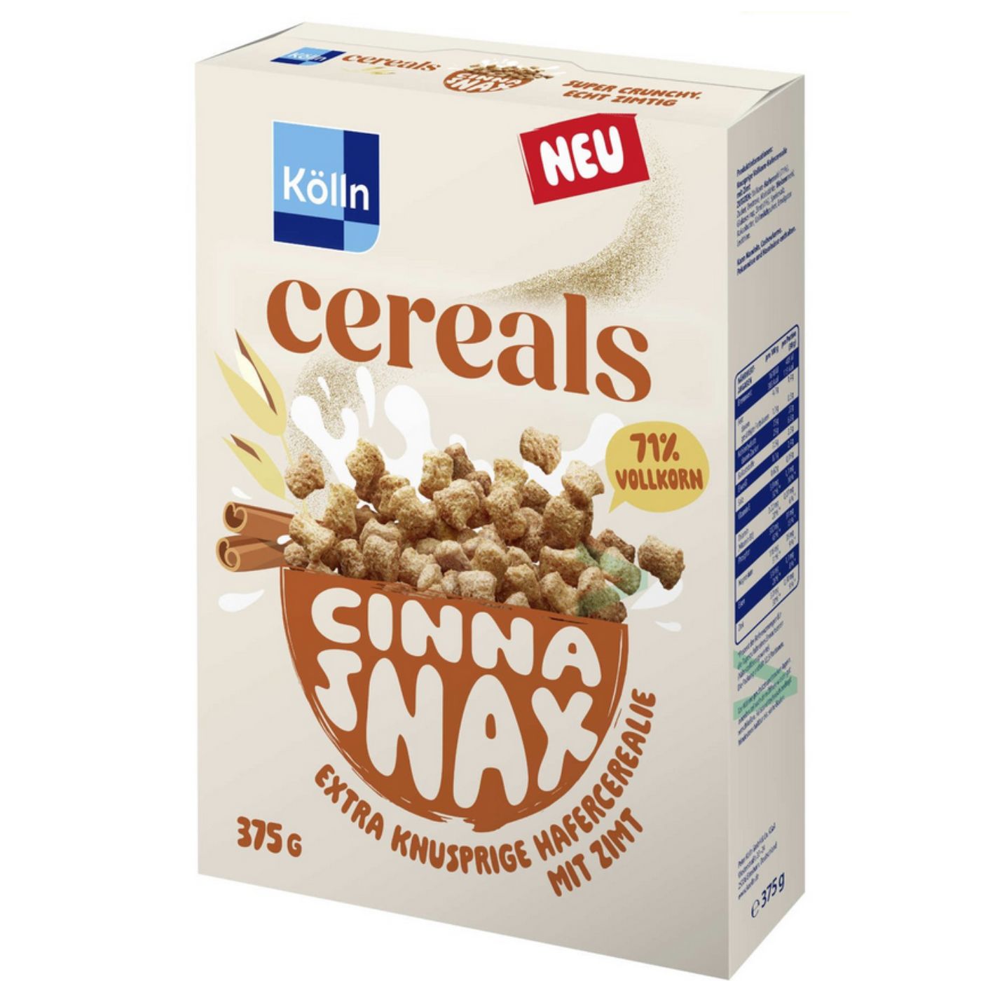 4000540205244 - Kölln Cereals Cinna Snax 7x375g 4000540205244 - Kölln Cereals Cinna Snax 7x375g