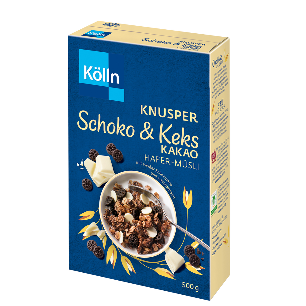 4000540213249 - Kölln Müsli Knusper Schoko & Keks Kakao 7x500g Sparpaket