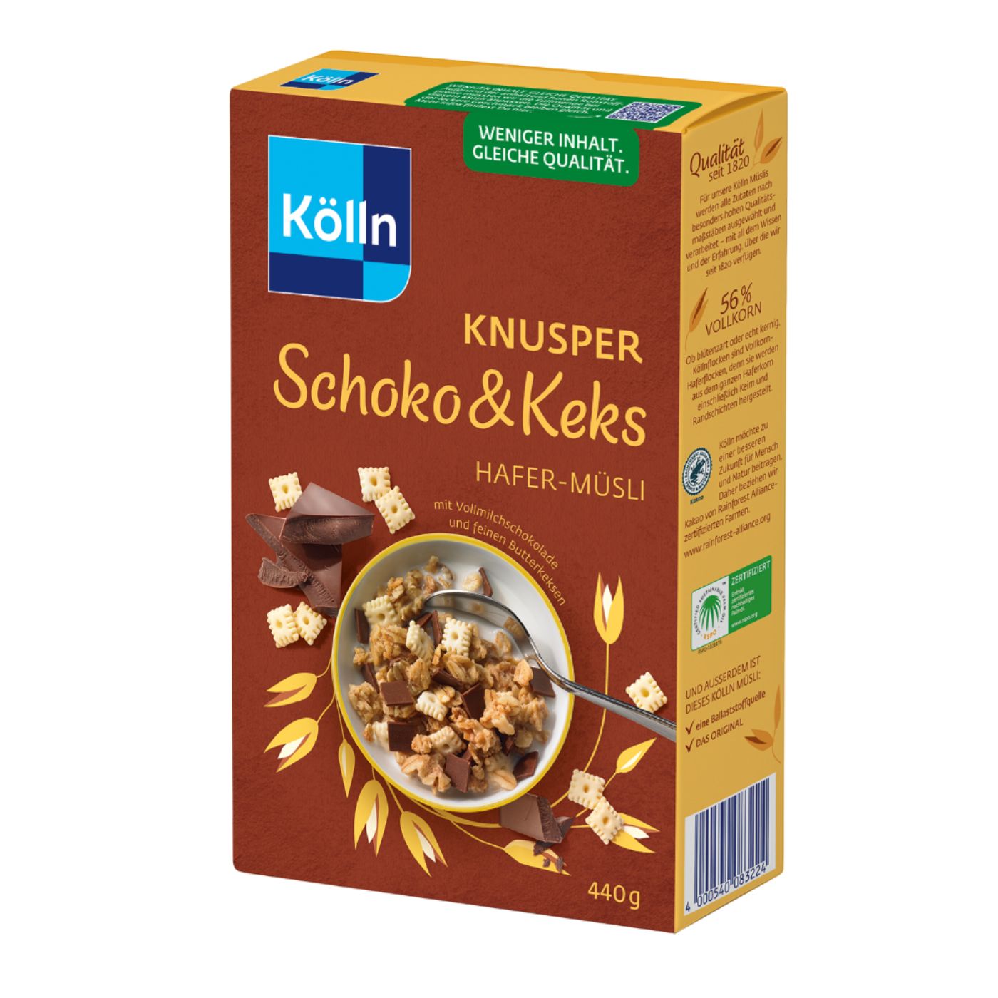4000540423228 - Kölln Müsli Knusper Schoko & Keks 8x440g