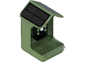 4000567576471 - Braun Phototechnik Bird Cam 130 Solar Wildkamera mit Futterspender Grün