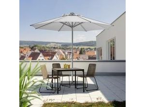 4000570677141 - Schneider Sonnenschirm Rooftop silbergrau Ø 350 cm