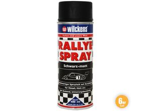 4000590029210 - Wilckens Rallye-Spray Schwarz Matt 6er Set