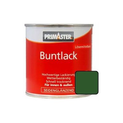 4000590153618 - Buntlack 2L Laubgrün Seidenglänzend Wetterbeständig Holz & Metall - Primaster