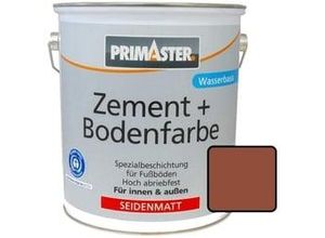 4000590163532 - Zementfarbe und Bodenfarbe 5 L kupferbraun seidenmatt