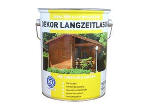 4000590210014 - 5l Dekor Langzeitlasur Teak Holzlasur Holzschutz Holz Lasur Schutz