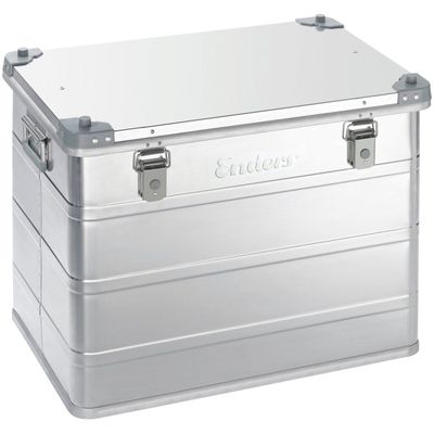 4000591013522 - Aufbewahrungsbox ENDERS Vancouver S Aufbewahrungsboxen Gr B H T 66 cm x 51 cm x 445 cm silberfarben Boxen und Kisten Aluminium BxTxH 66x445x51 cm 123 Liter