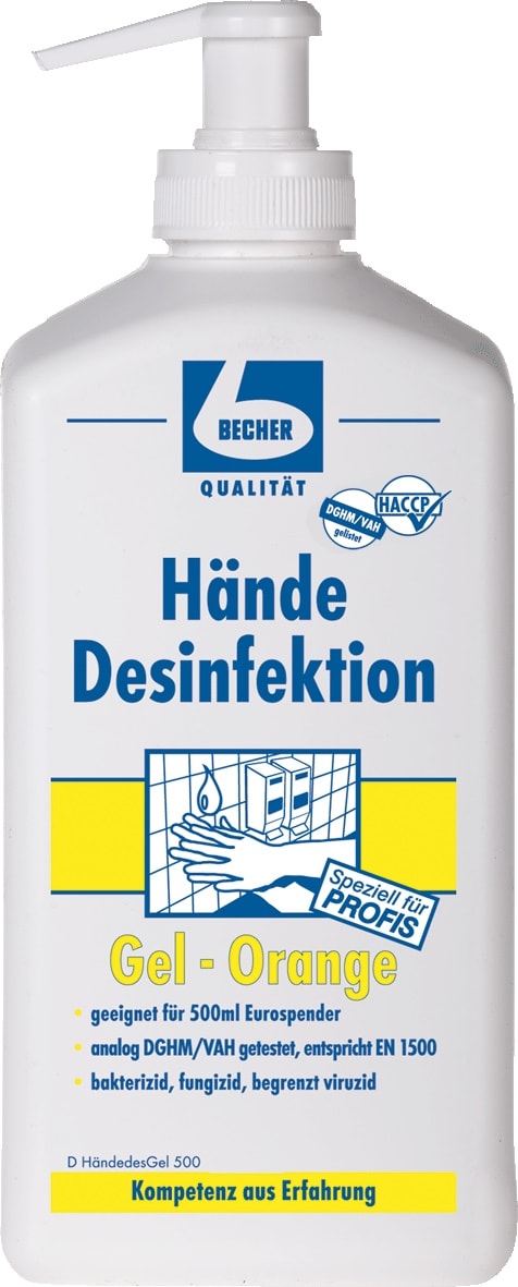 4000602004839 - Dr Becher Hände Desinfektion Gel 500ml