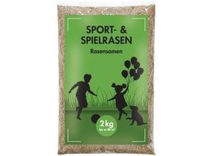 4000610639757 - Rasensaatgut Sport- und Spielrasen 2 kg für ca 80 m2