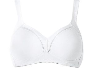 4000661370098 - Cotton Shaper Soft-BH bügellos breite Träger elastische Bündchen für Damen weiß 100B