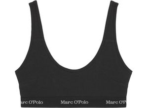 4000668045326 - Marc OPolo Essentials Bustier Logo-Print für Damen schwarz XS