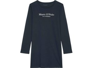 4000668054113 - Marc OPolo Mix N Match Sleepshirt Langarm Bio-Baumwolle für Damen blau XS