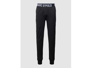 4000668061197 - Marc OPolo Schlafanzug-Hose John Logo-Bund lang für Herren schwarz L