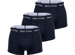 4000668063276 - Marc OPolo Essentials Pants 3er-Pack Logo-Bund für Herren blau M