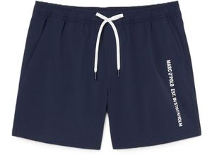 4000668067984 - Marc OPolo Badeshorts Tunnelzug für Herren blau L