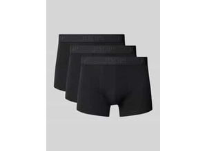 4000668118204 - Boxershorts mit elastischem Label-Bund im 3er-Pack