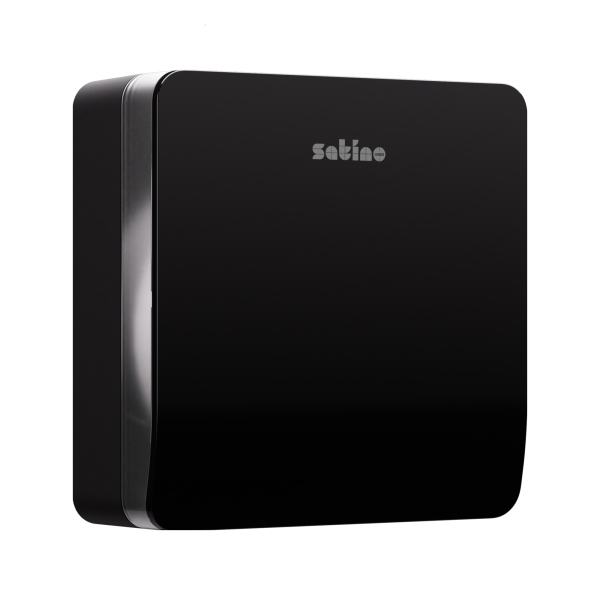 4000735367528 - Satino Toilettenpapierspender Jumbo L 333407 sw 4000735367528 Wepa