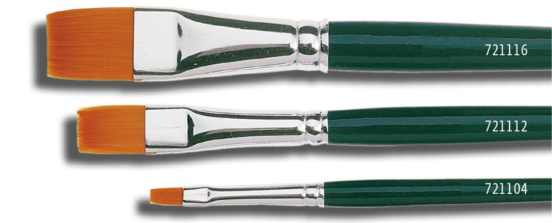 4000798011161 - Pinsel Basic feines Nylon flach Gr 16 Pinsel - Kreul 4000798011161 - Pinsel Basic feines Nylon flach Gr 16 Pinsel - Kreul