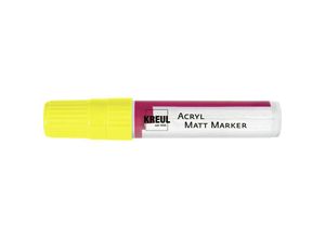 4000798114046 - Acryl Matt Marker xxl gelb Pinsel & Stifte - Kreul