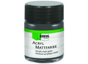 4000798114275 - Acryl Mattfarbe graphitgrau 50 ml Künstlerfarben - Kreul