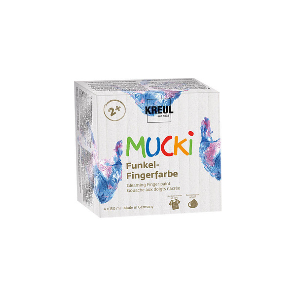 4000798117283 - 4 MUCKI Funkel Fingerfarben farbsortiert 4000798117283 4 Stück