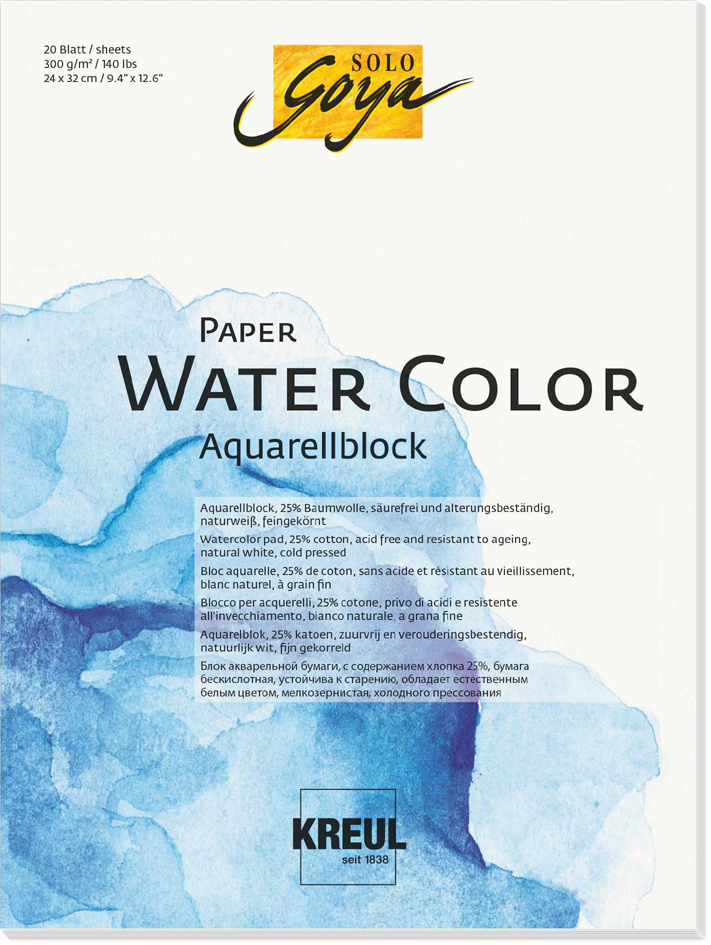 4000798117368 - Künstlerblock SOLO Goya Paper Water Color 240x320 mm