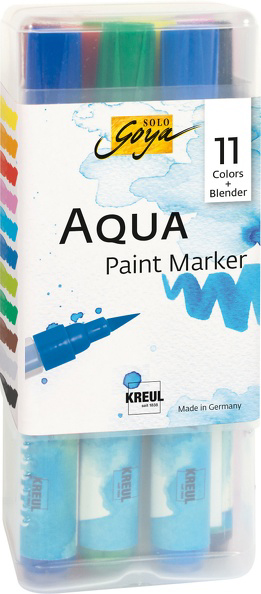 4000798118341 - Aqua Paint Marker Powerpack 11 Stifte Pinsel & Stifte - Kreul