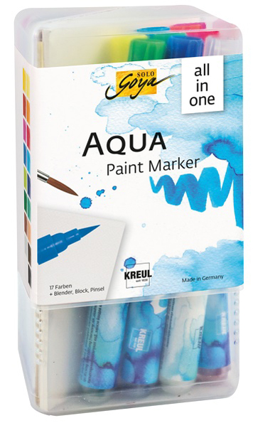 4000798118853 - Solo Goya Aqua Paint Marker Powerpack All-in-one 17 Stifte