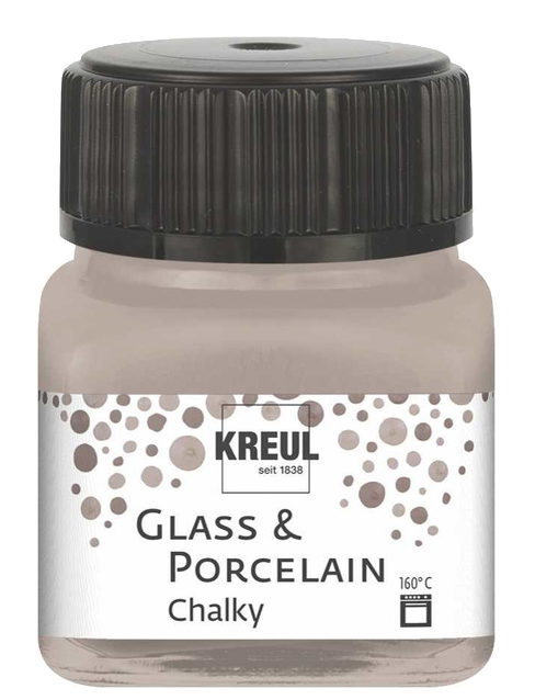 4000798119669 - Glass & Porcelain Chalky noble nougat 20 ml Künstlerfarben - Kreul