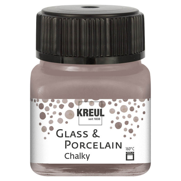 4000798119683 - Glass & Porcelain Chalky mild mocca 20 ml Künstlerfarben - Kreul