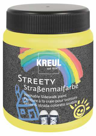 4000798123031 - Streety Straßenmalfarbe Wolkenweiß 200 ml Textilfarbe - Kreul