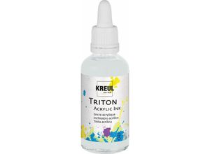 4000798124762 - Triton Acrylic Ink silber 50 ml Textilfarbe - Kreul