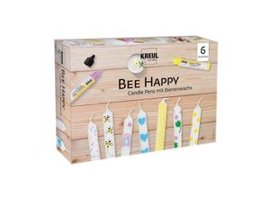 4000798126834 - 6 Bee Happy Kerzenstifte farbsortiert 4000798126834 6 Stück